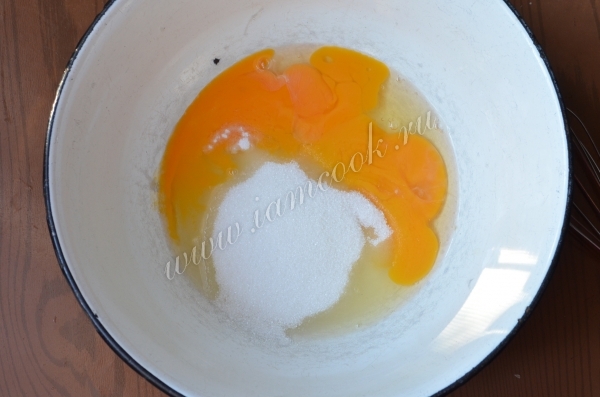 Яйца с сахаром