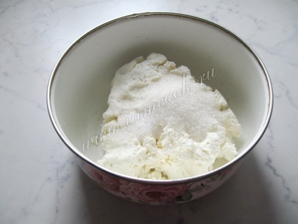 Творог с сахаром