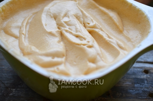 Готовый заварной крем со сгущенкой