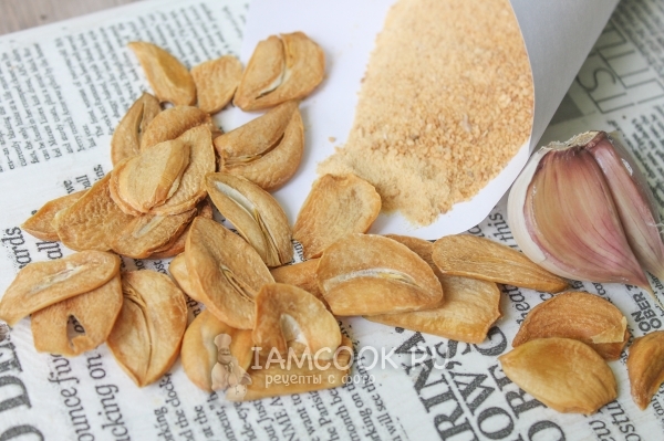 Фото cушеного чеснока в домашних условиях