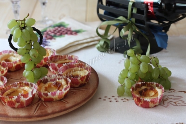 Фото тарталеток с козьим сыром