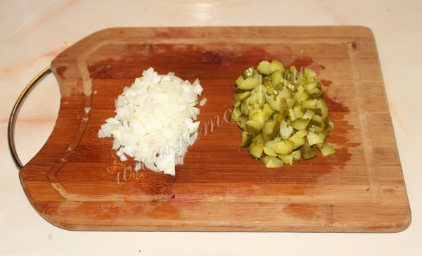 репчатый лук и огурец