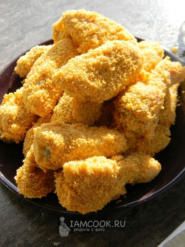 Запанировать все крылья