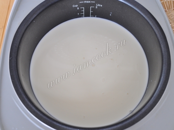 Молоко в мультиварке