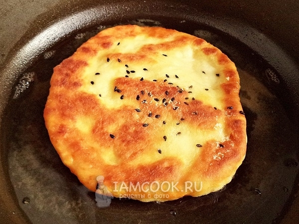 Пожарить лепешку