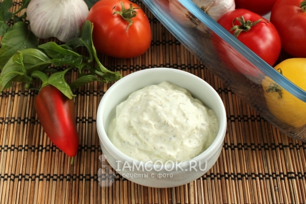 Фото соуса из йогурта для долмы