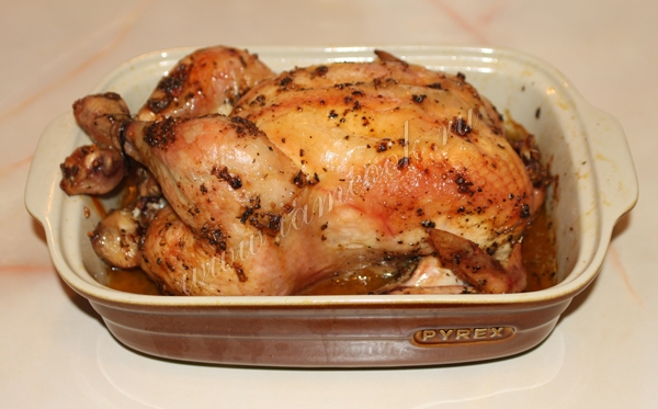 Курица запеченная в духовке