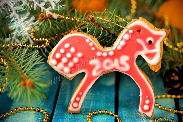 Рецепт новогоднего печенья Лошадка