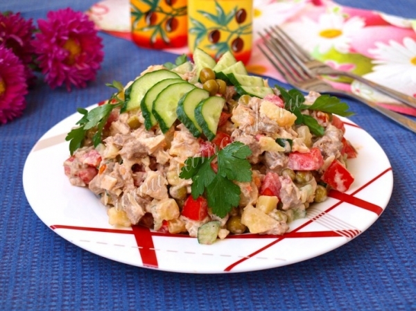 Салат Боярский, рецепт