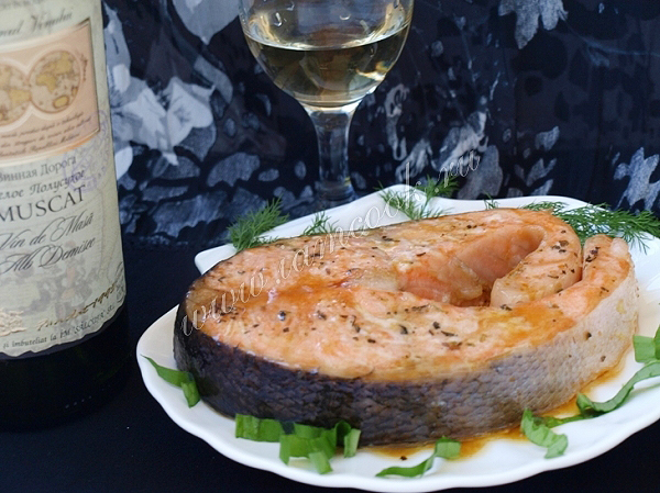 Рецепт семги в соевой глазури