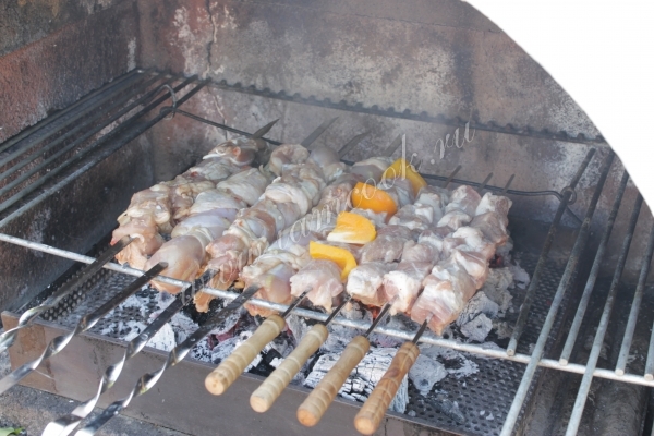 Запекание шашлыка