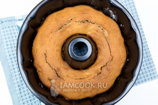 Фото кекса на яблочном пюре