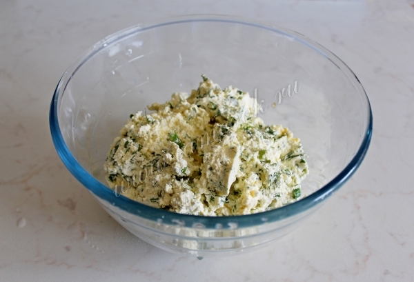 Тесто для сырников с зеленью