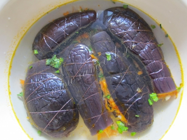 Баклажаны в маринаде