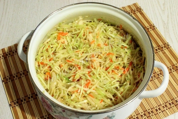 Перетереть капусту