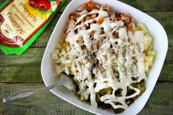 Заправка салата Шишка