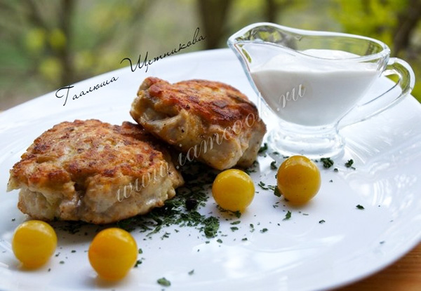 рубленные куриные котлеты