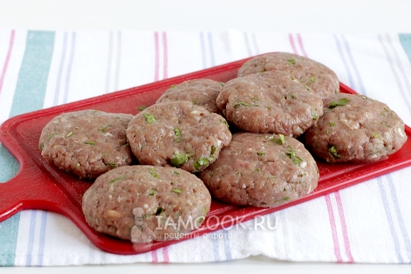 Сформировать котлеты