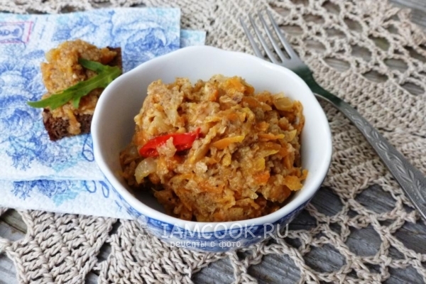 Фото икры из соленых грибов