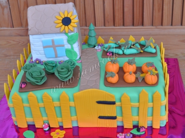 Фото торта Огород