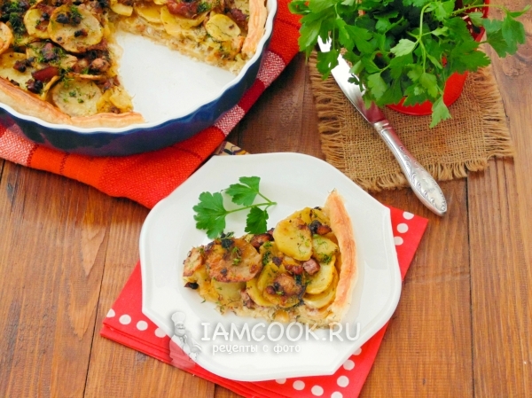 Готовый ирландский картофельный пирог