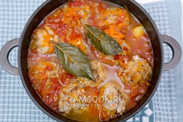 Фото тефтелей тушеных с картофелем