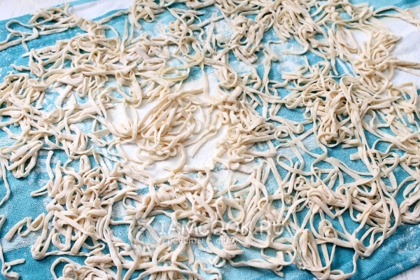 Высушенная яичная лапша