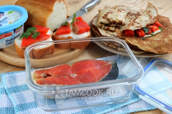 Красная рыба соленая