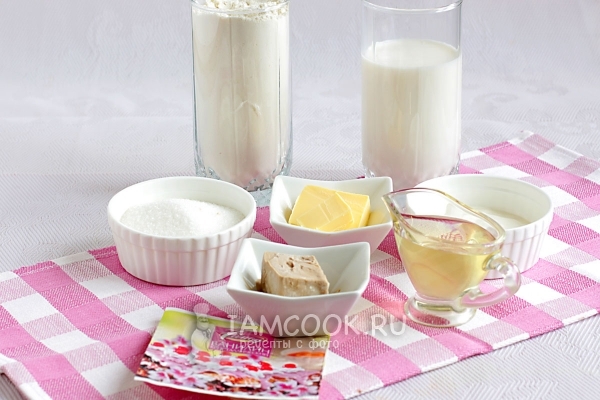 Ингредиенты для ореховой плетенки