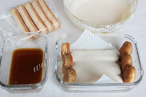 Собираем пирожные Тирамису