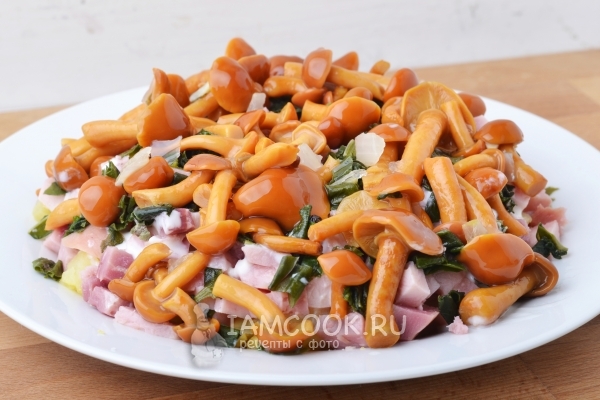 Выложить опята