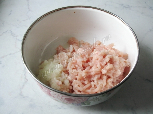Фарш с луком