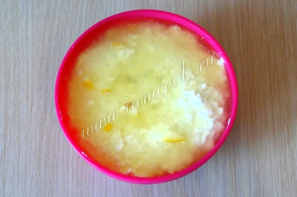 Вкусный десерт из творога с лимоном