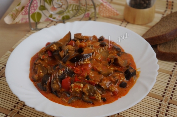 Рецепт баклажанового паприкаша