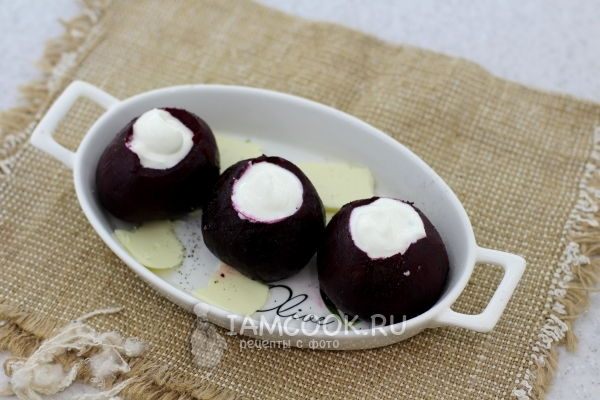 Свекла со сметаной внутри