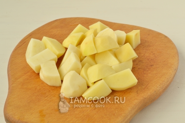 Картофель порезанный