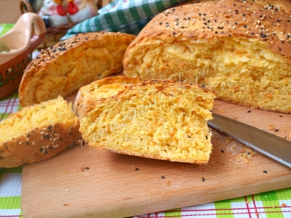 Хлеб морковный