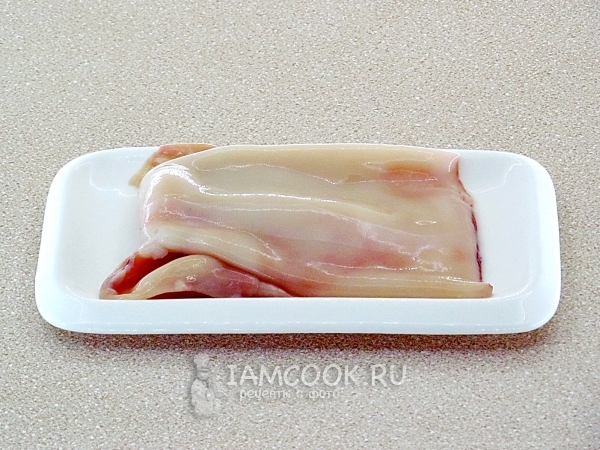 Почистить кальмаров