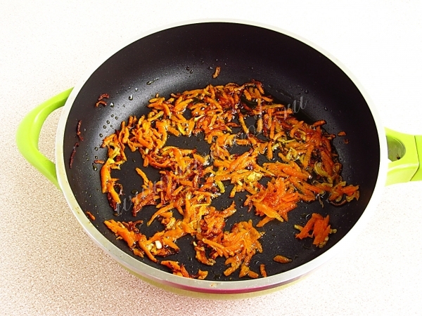 Обжарка моркови