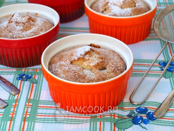 Готовые порционные мини-пироги с фруктами