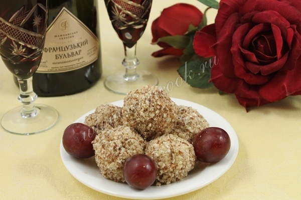 Виноград в сырной шубке, рецепт