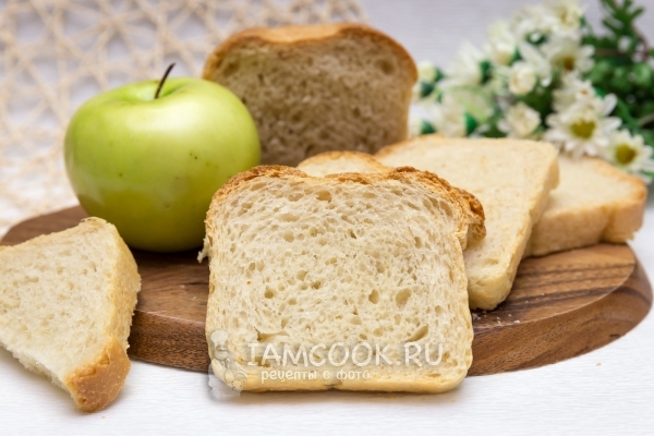 Фото яблочного хлеба на майонезе