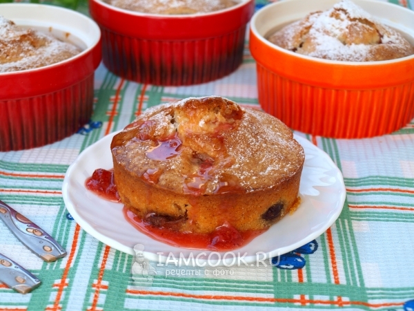 Рецепт порционных мини-пирогов с фруктами
