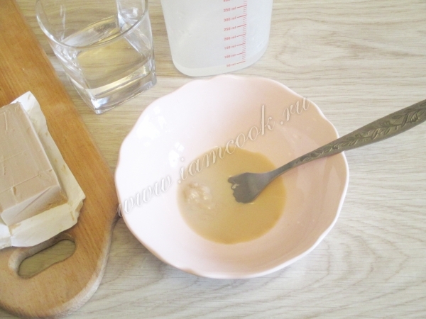 Дрожжи в воде