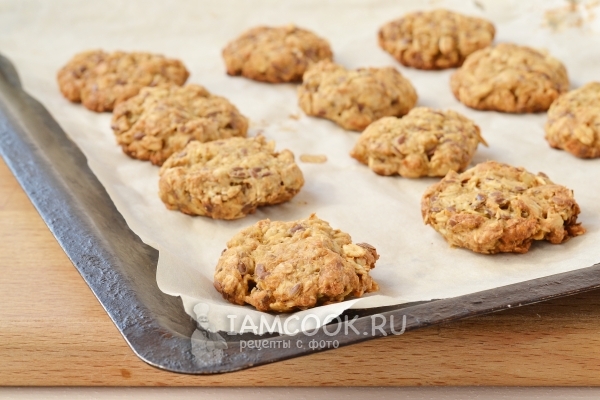 Готовое диетическое овсяное печенье