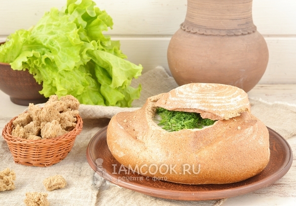 Рецепт супа в хлебе