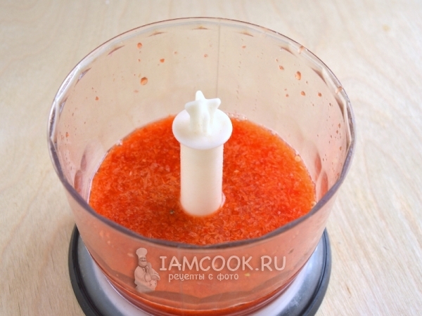 Измельчить смесь с перцем