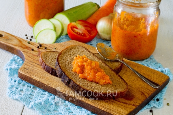 Фото кабачковой икры в мультиварке