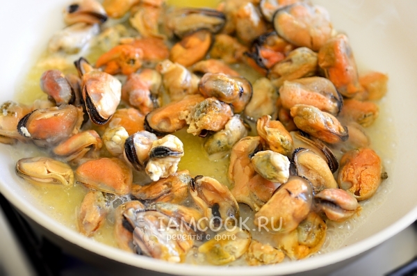 Мидии жаренные