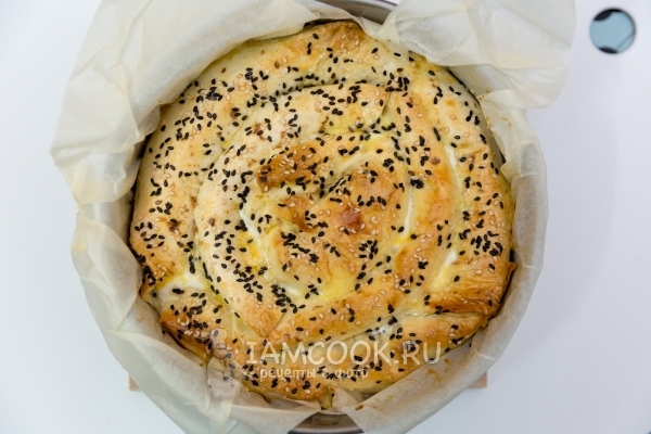 Рецепт пирога из тортильи с сыром